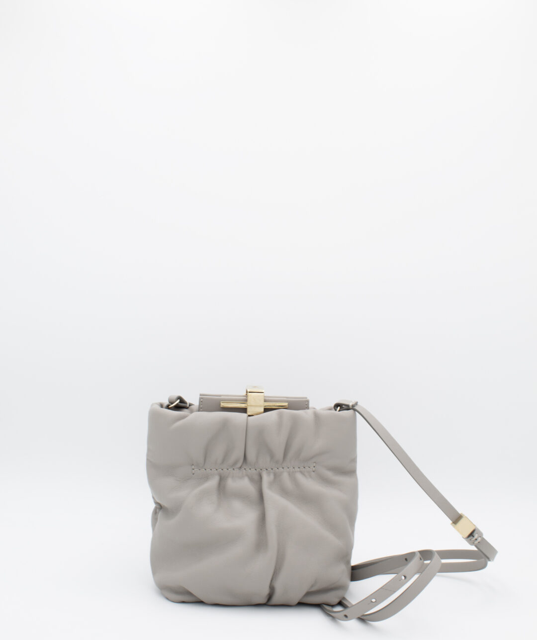 CROSSBODY PUFFY GRAY